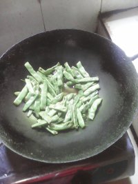 虾米炒四季豆