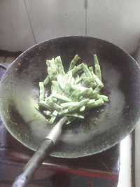 虾米炒四季豆