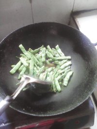 虾米炒四季豆