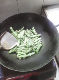 虾米炒四季豆