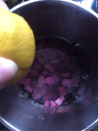 紫薯糊一豆浆机做早餐