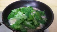 农家青菜滑芋子汤