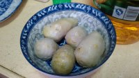 农家青菜滑芋子汤