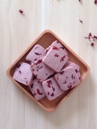 紫薯蔓越莓饼干