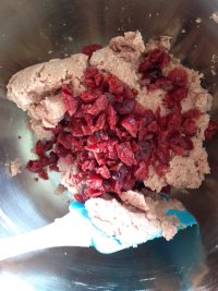 紫薯蔓越莓饼干