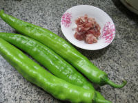 肉末炒尖椒