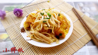 葱香茭白丝炒煎蛋