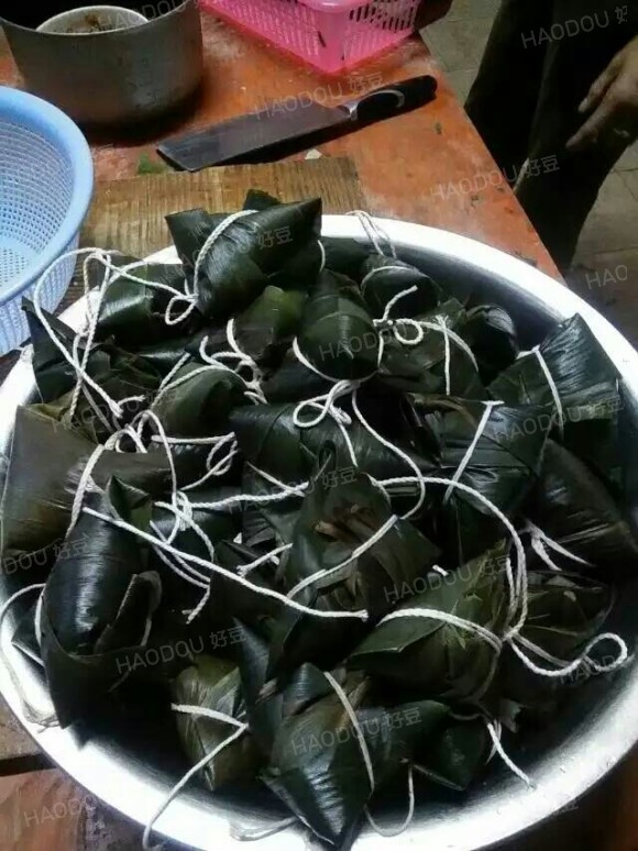 蜜枣绿豆粽