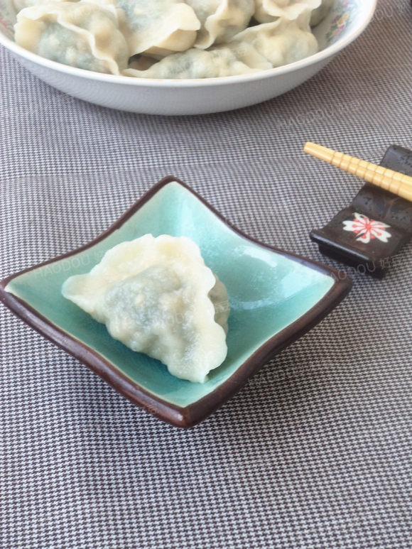 猪肉鸡蛋菠菜馅水饺