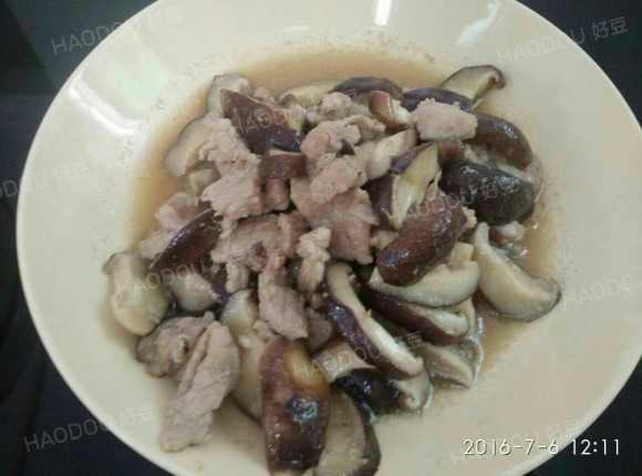 蘑菇炒猪肉
