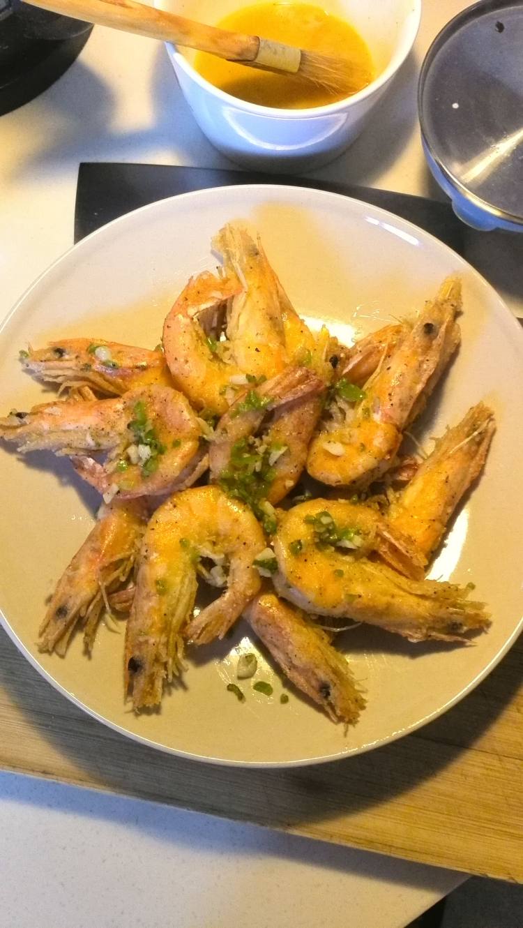 蒜蓉椒盐虾