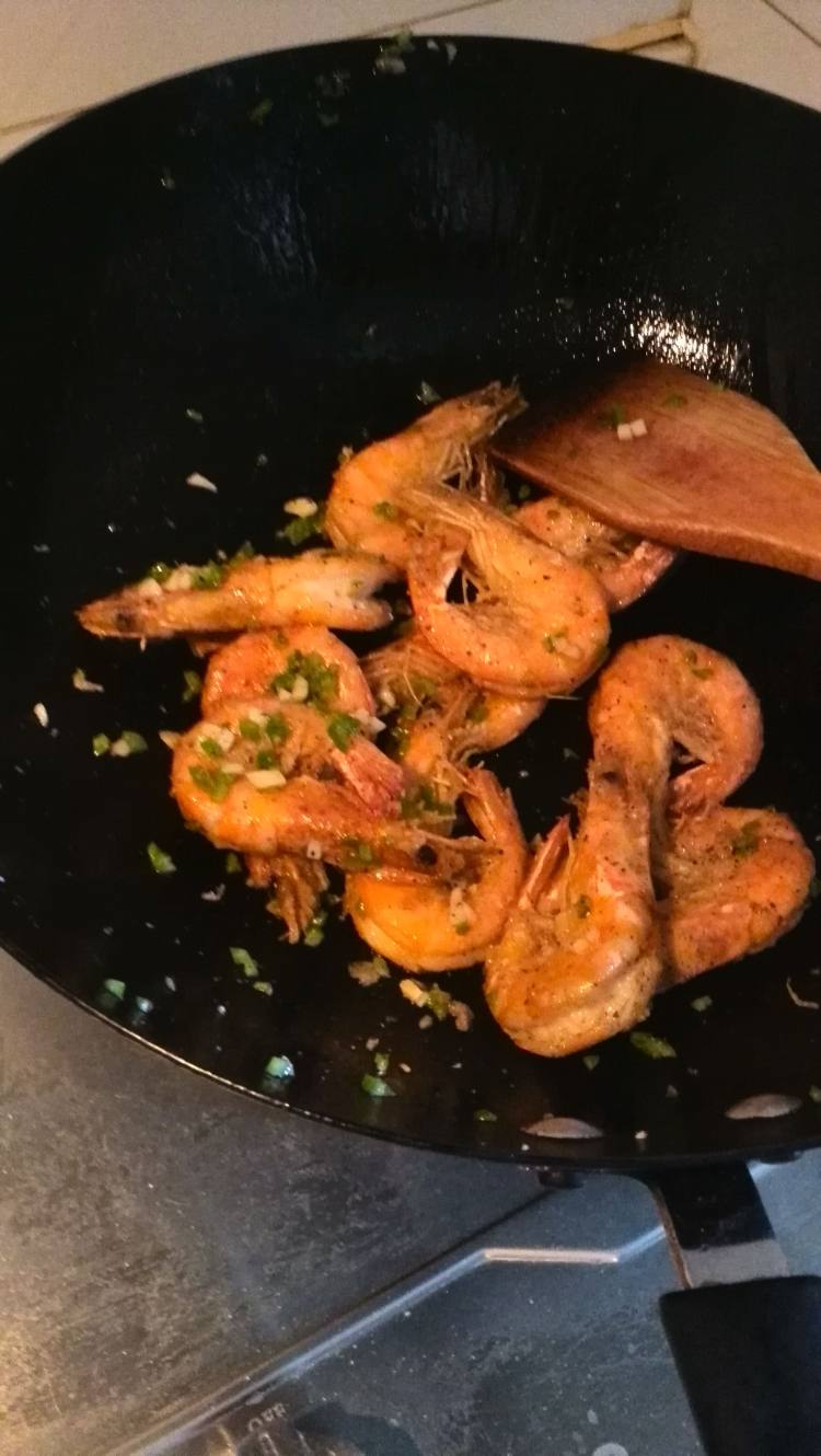 蒜蓉椒盐虾