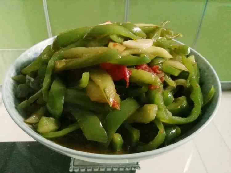 青椒炒黄瓜
