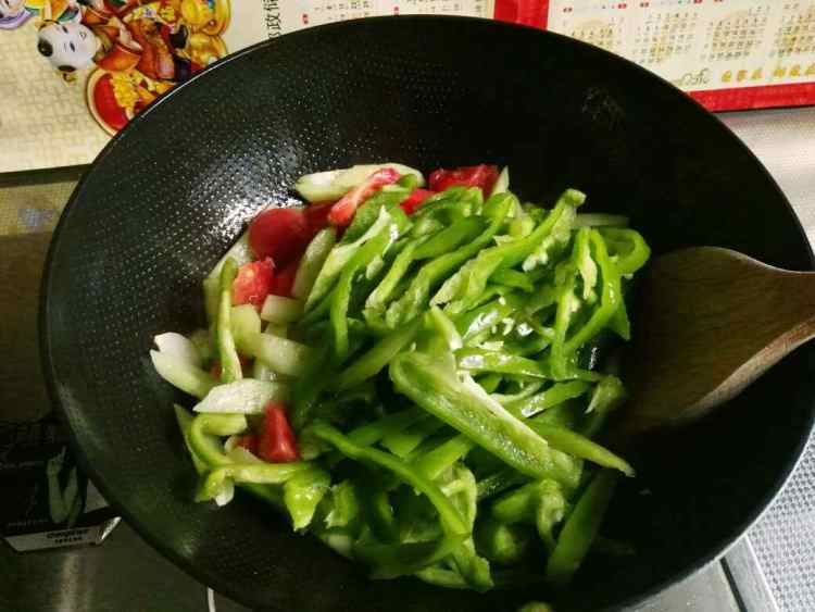 青椒炒黄瓜