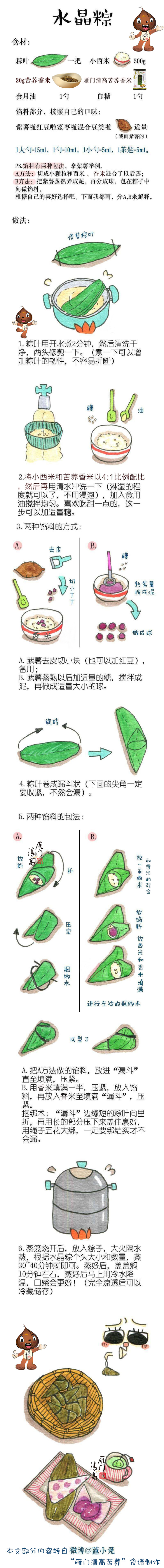 苦荞香米粽