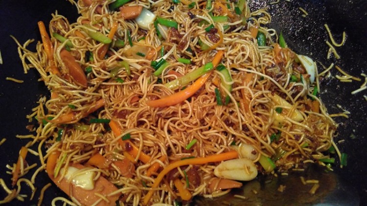 肉丝炒面
