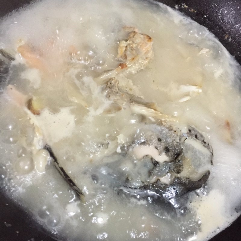 三文鱼头炖豆腐