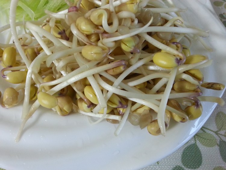 黄豆芽炒青笋