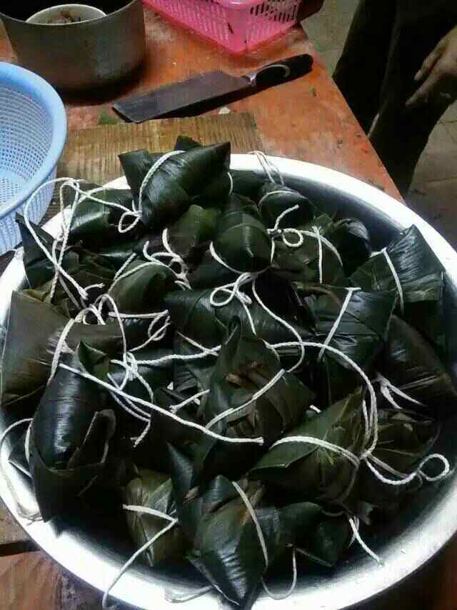 蜜枣绿豆粽