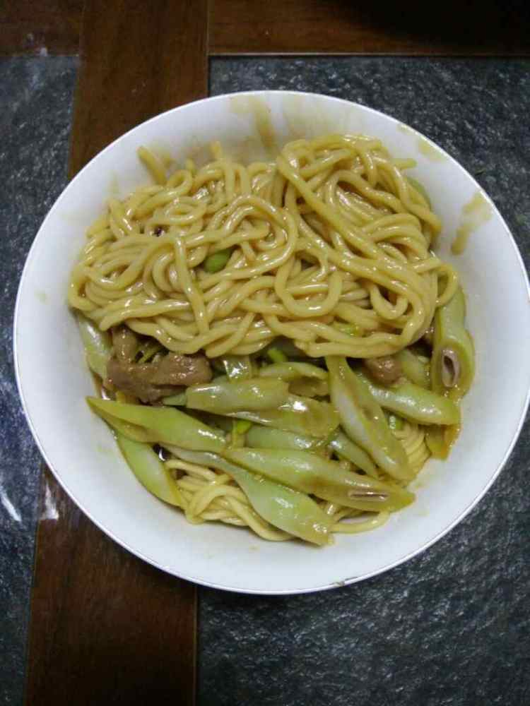 豆角焖面