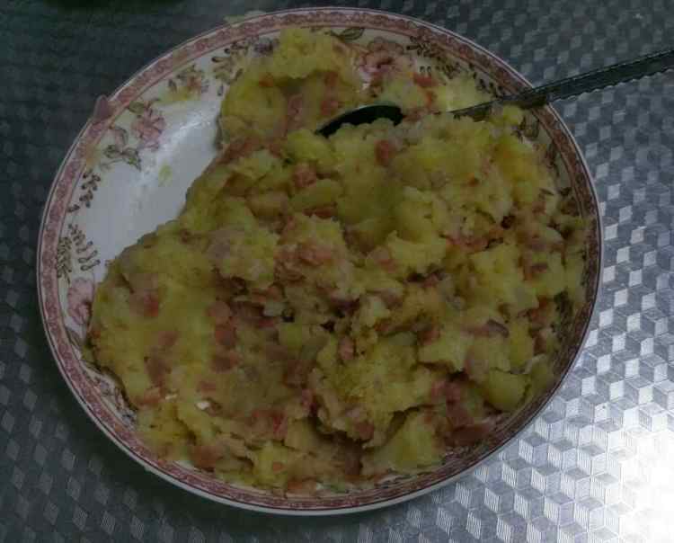 芝士培根焗土豆泥