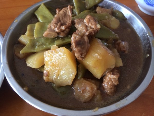 土豆豆角炖排骨