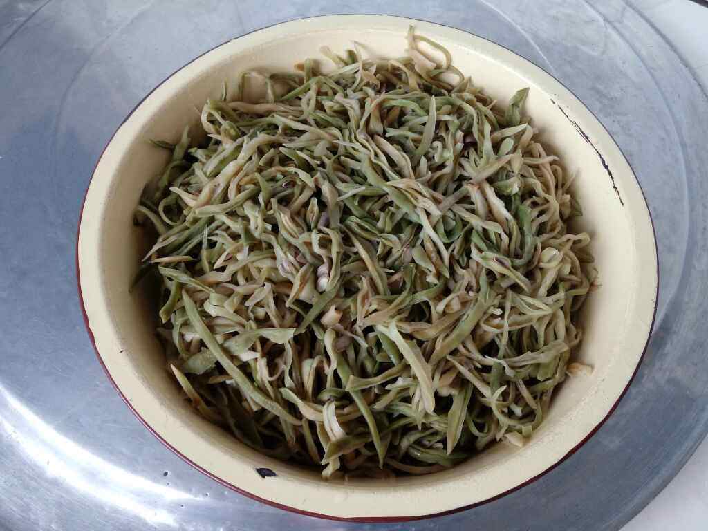 豆角丝炒粉条