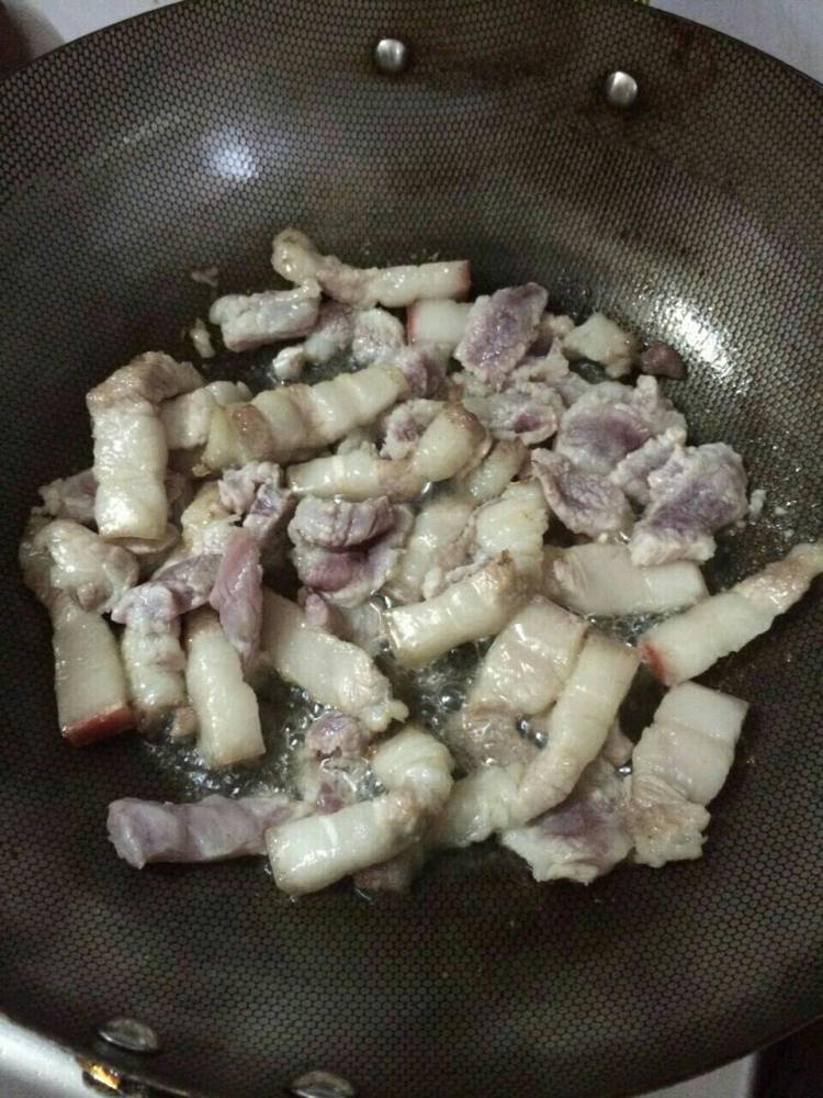 鲜杏鲍菇炒腩肉