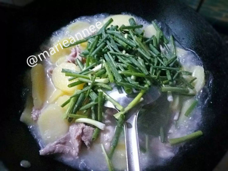 土豆肉片汤