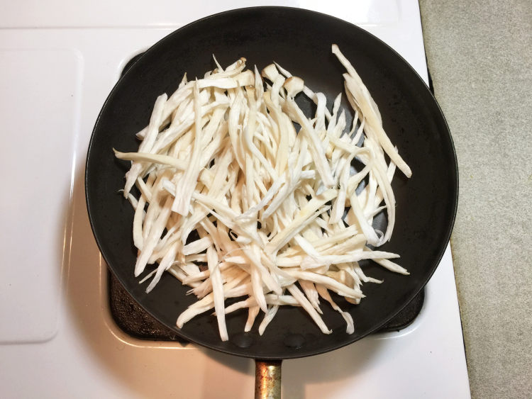 手撕金沙杏鲍菇