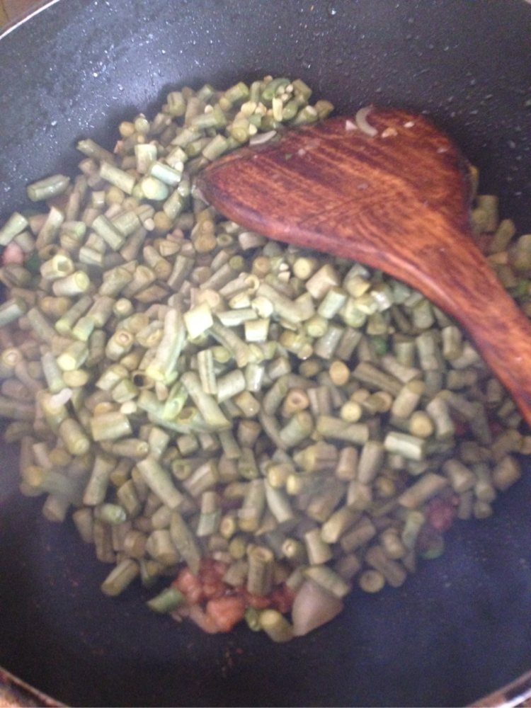 酸豆角炒粉条