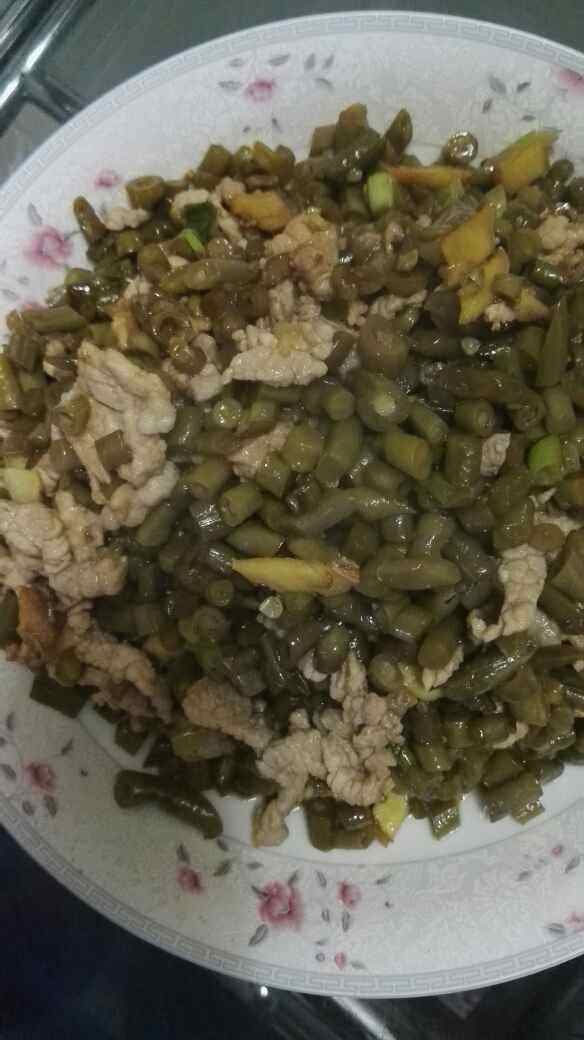 酸豆角肉沬