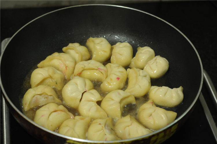 豆浆牛肉煎饺