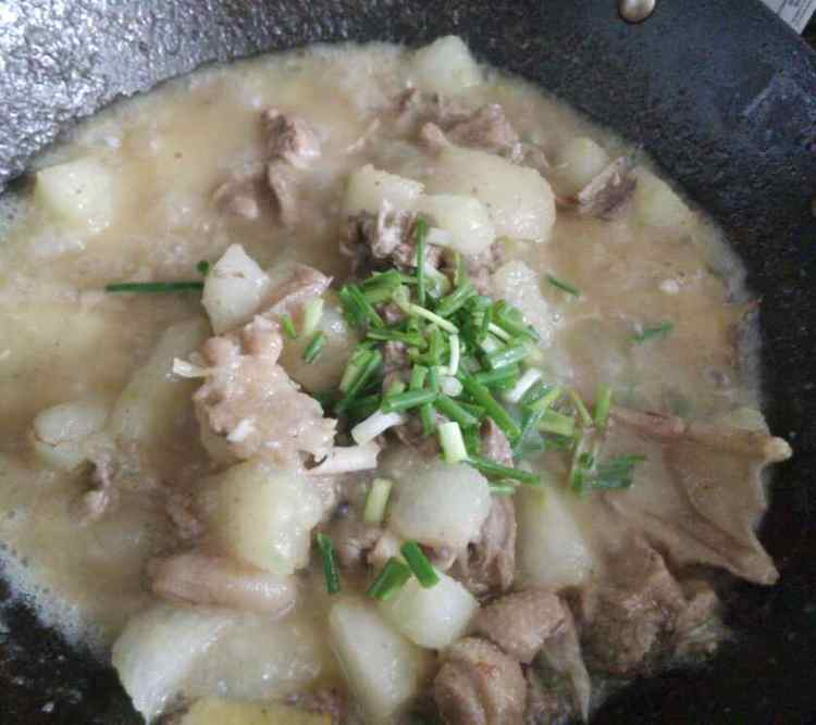 鸭肉焖冬瓜