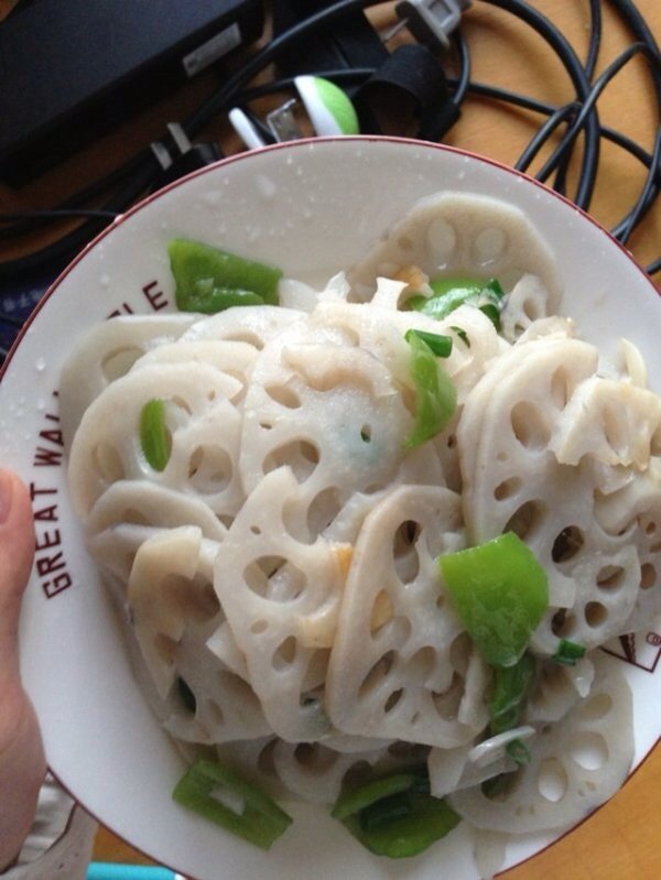 青椒藕片