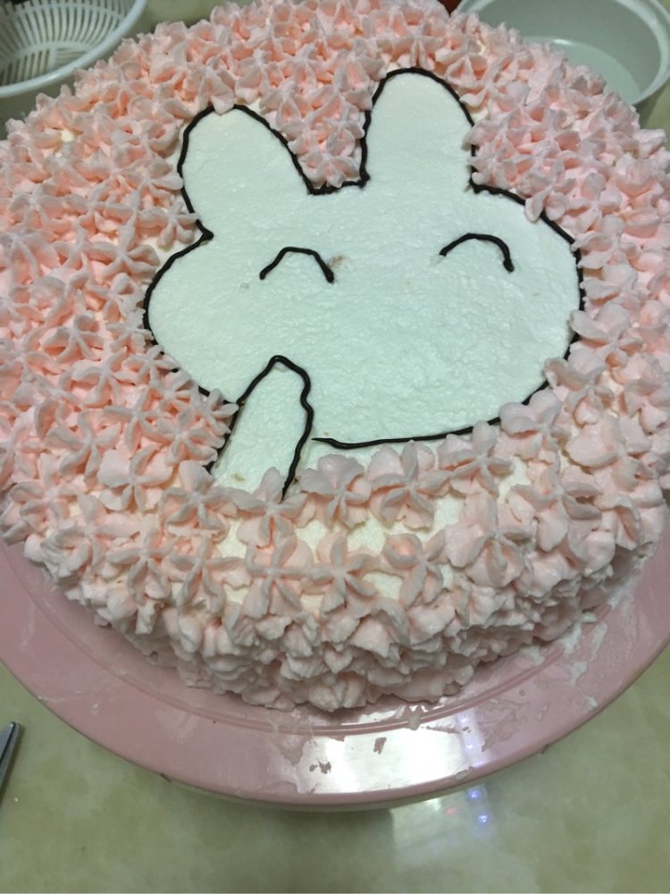 小白兔生日蛋糕