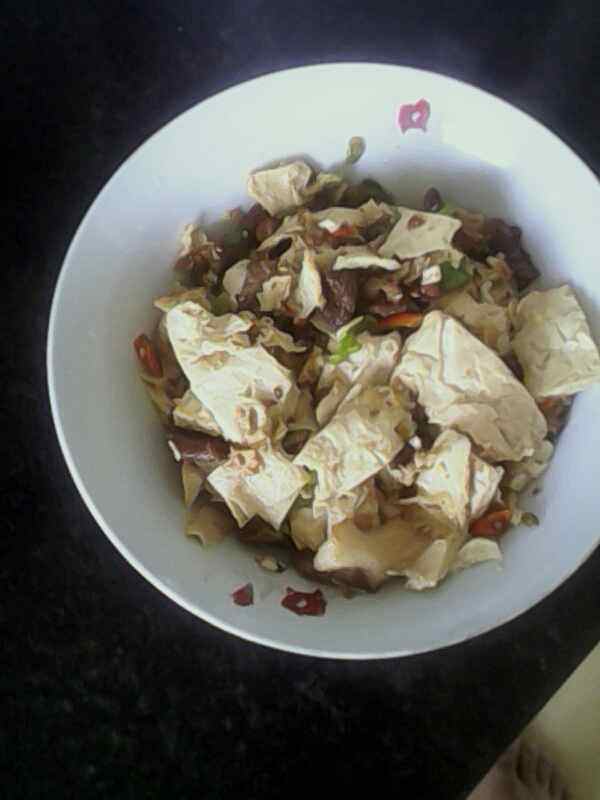 辣椒炒豆腐