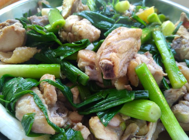 葱香鸡肉