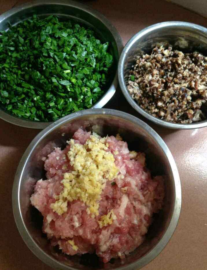 香菇韭菜猪肉包