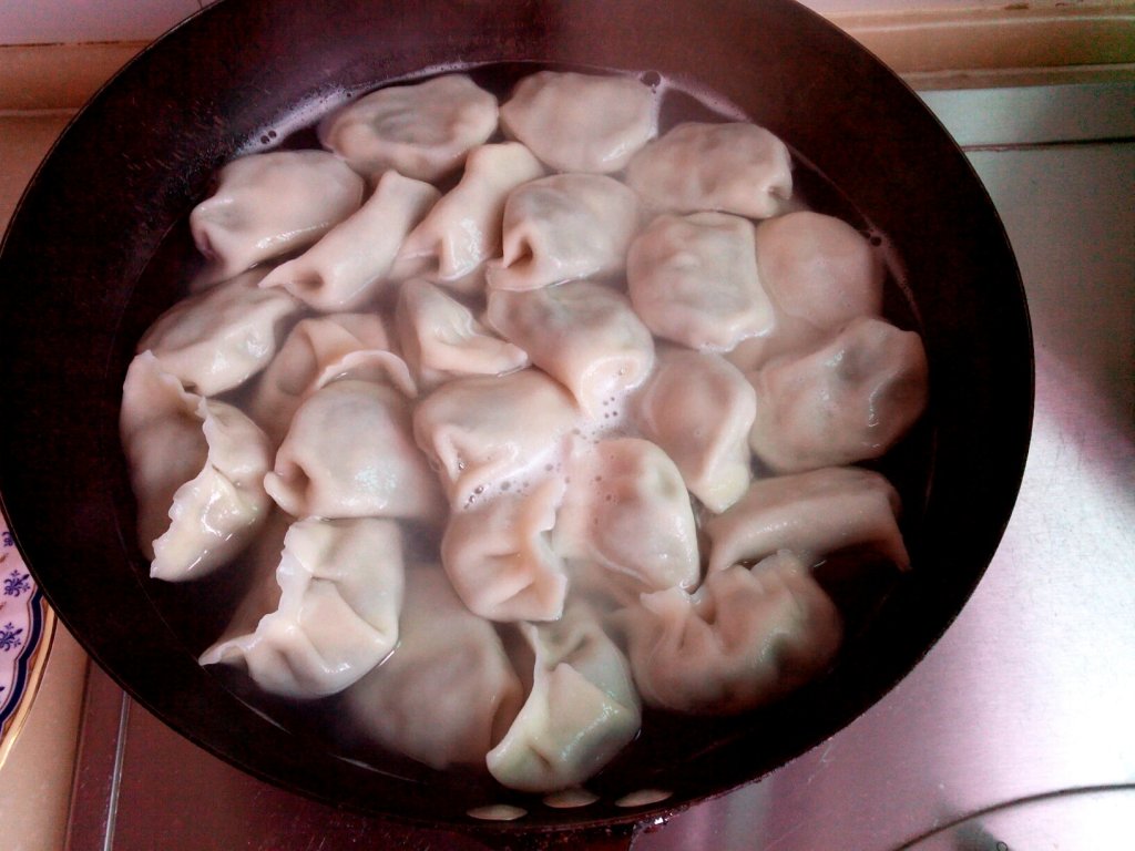 菠菜虾仁饺