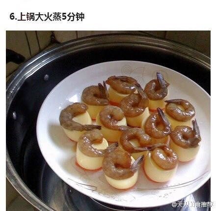 日本豆腐蒸虾仁