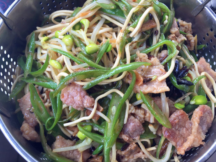 蒸面条