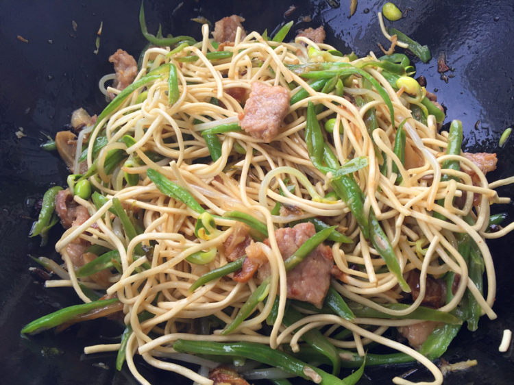 蒸面条