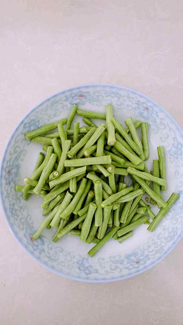 传统麻汁豆角