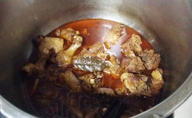 啤酒烧鸭肉
