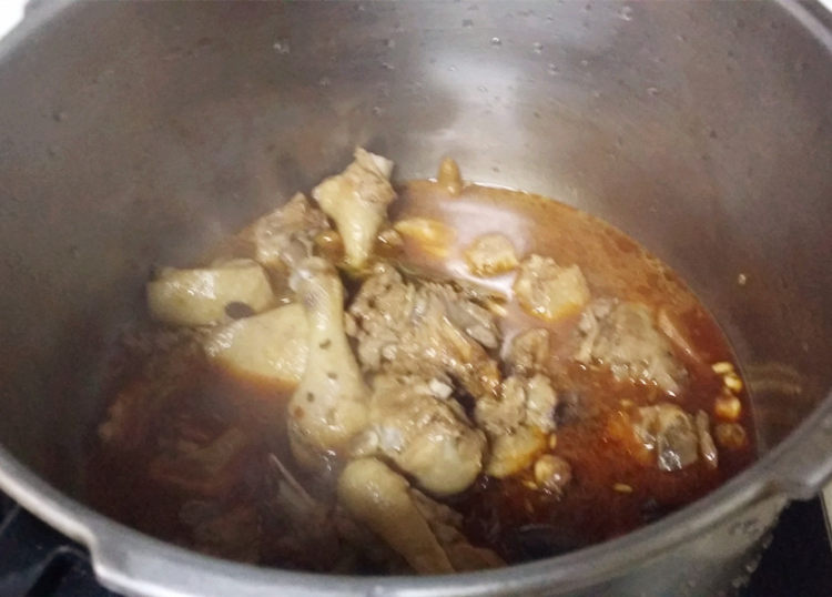 啤酒烧鸭肉
