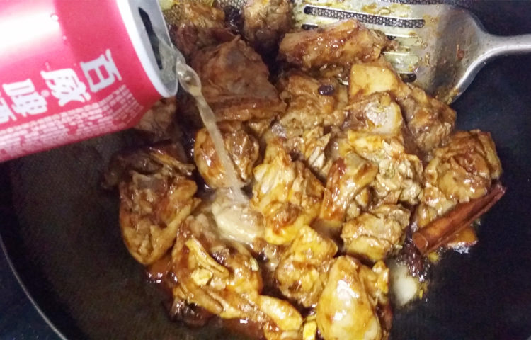 啤酒烧鸭肉