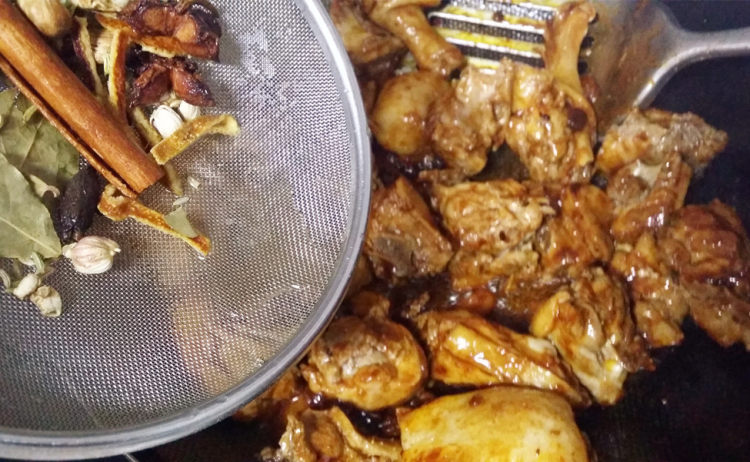 啤酒烧鸭肉