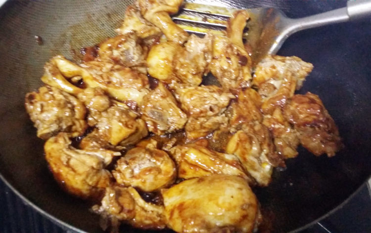啤酒烧鸭肉