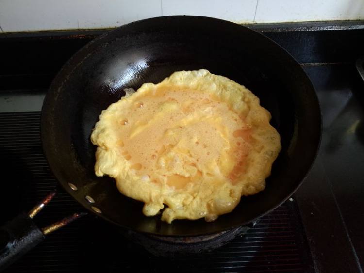 青菜鸡蛋生煎馄饨